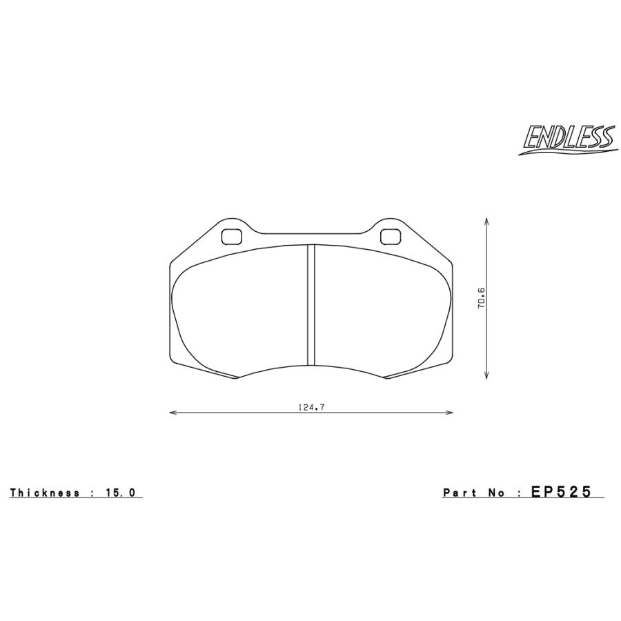 ENDLESS（エンドレス） ENDLESS EP525SS2 スポーツブレーキパッド