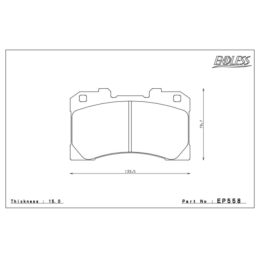 ENDLESS（エンドレス） スポーツ ブレーキパッド MP558518 SSM Plus