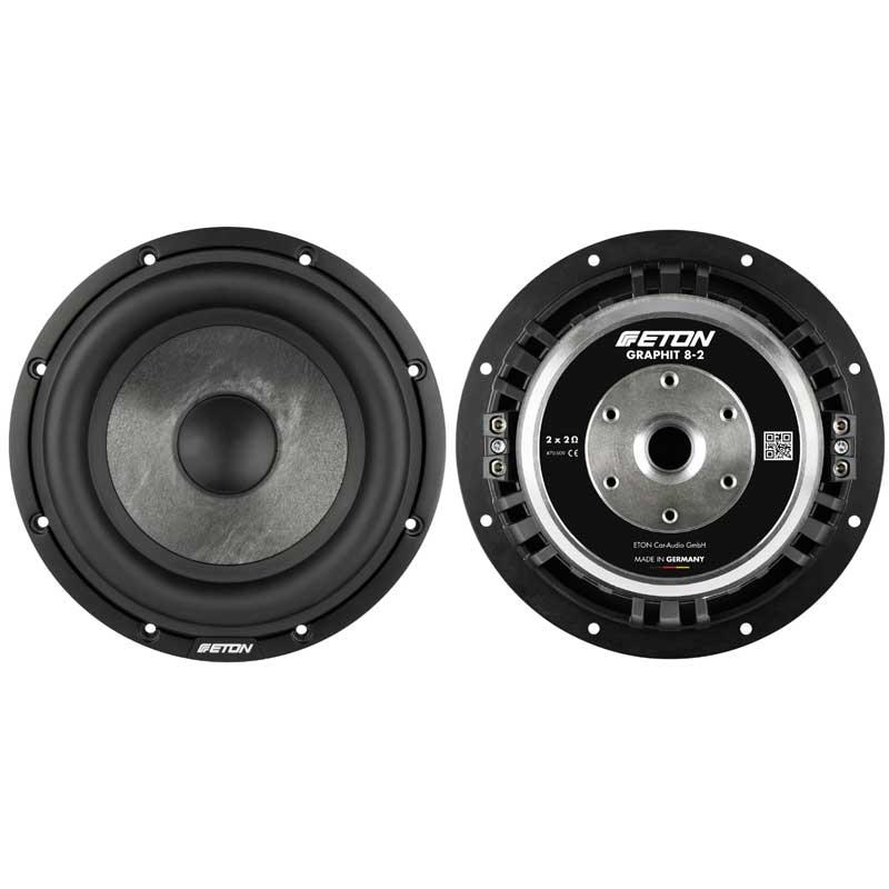 イートン GRAPHIT 8-2 20cm 2Ω DVCフラットサブウーファー シリーズ