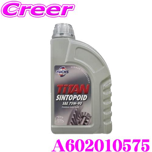【在庫限定特価!】FUCHS フックス A602010575 TITAN SINTOPOID SAE 75W-90 合成油ベースギアオイル 内容量1L | FUCHS
