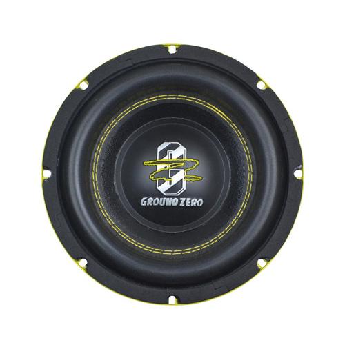 GROUND ZERO GZRW 8XSPL 8インチ (20cm) 2ΩDVCサブウーファー 定格入力:500W グラウンドゼロ イエロー｜creer-net｜02