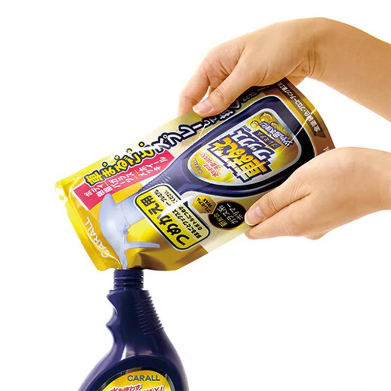晴香堂 詰め替え用 車まるごとワックススプレー プレミアム 400ml 簡単 エンボス加工 洗車 車 詰め替え 2137 HARUKADO | HARUKADO | 01