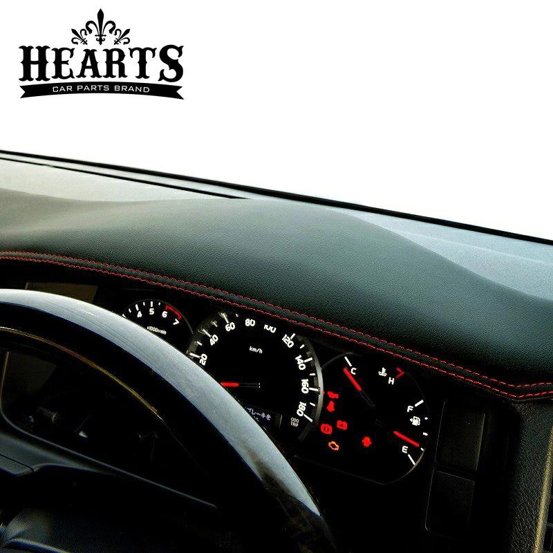heart beat  ダッシュマット Hearts DP001-NR-BK ダッシュパネル ダッシュマット ブラック 黒 200系