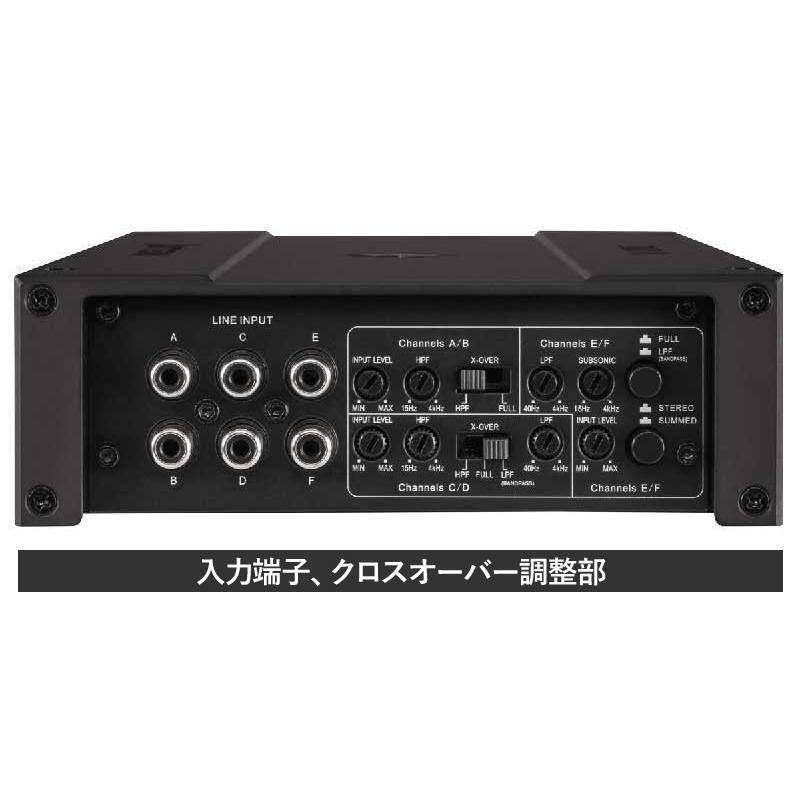 ヘリックス M SIX Mシリーズ パワーアンプ 100W×6ch コンパクトサイズ