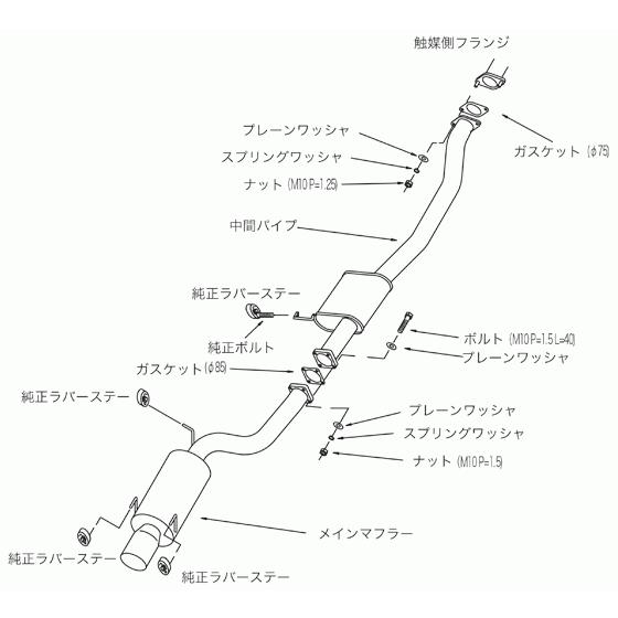 HKS ハイパワー409 エキゾースト マフラー 日産 BNR32