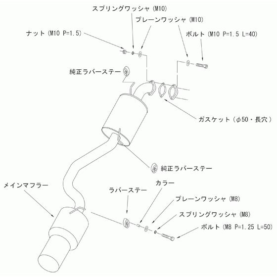 HKS（エッチケーエス） ハイパワー409 エキゾースト マフラー スズキ