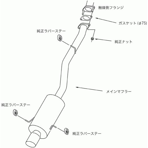HKS サイレントハイパワー エキゾースト マフラー マツダ FD3S