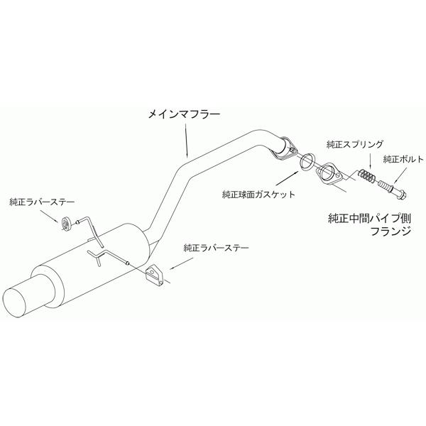 HKS サイレントハイパワー エキゾースト マフラー ホンダ GP7 GK8 シャトル用 SUS304 ステンレス 32016-AH033 | HKS | 02
