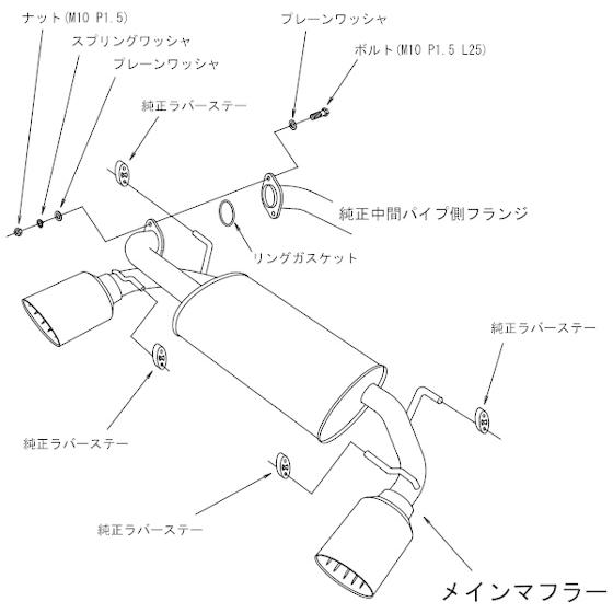 HKS リーガマックスプレミアム エキゾースト マフラー トヨタ ZN6 86(後期) / スバル ZC6 BRZ(後期)用 SUS304 車検対応 32018-AT058｜creer-net｜03