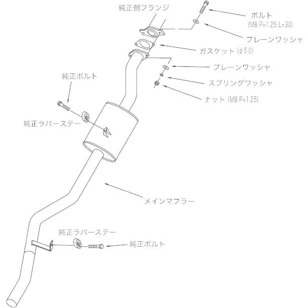 HKS（エッチケーエス） リーガル エキゾースト マフラー スズキ M