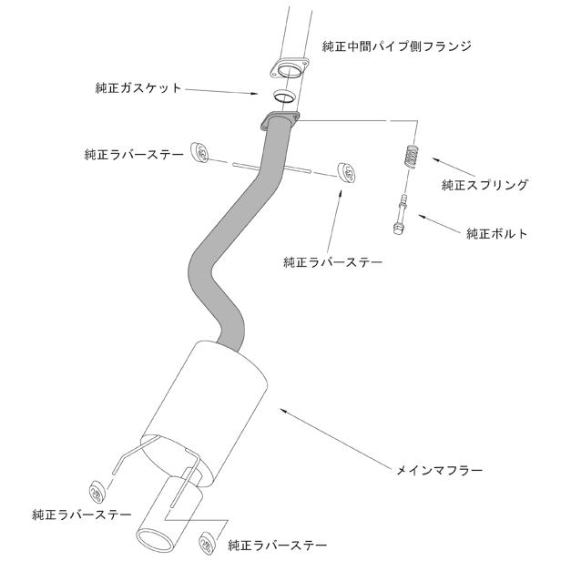 HKS（エッチケーエス） リーガル エキゾースト マフラー トヨタ GF