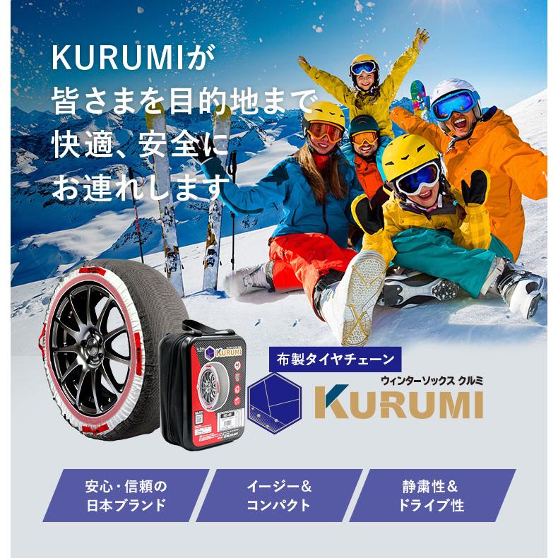 ニューレイトン IBS-00 Ice Bahn ウィンターソックス クルミ チェーン規制対応 タイヤチェーン 布製タイヤすべり止め  非金属 簡単装着 | AutoSock | 01