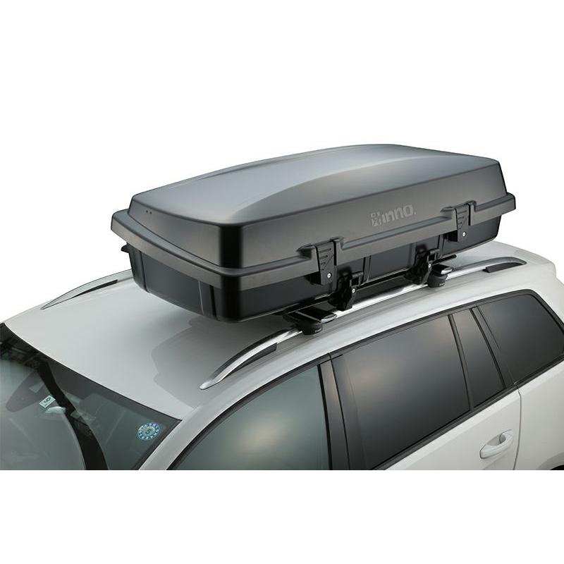 INNO ルーフボックス + ベース BRL310MBK+INQ60 ギアボックス310 クイックベース60 セット エアロ & スクエアバー 対応 大型 大容量 | INNO | 03