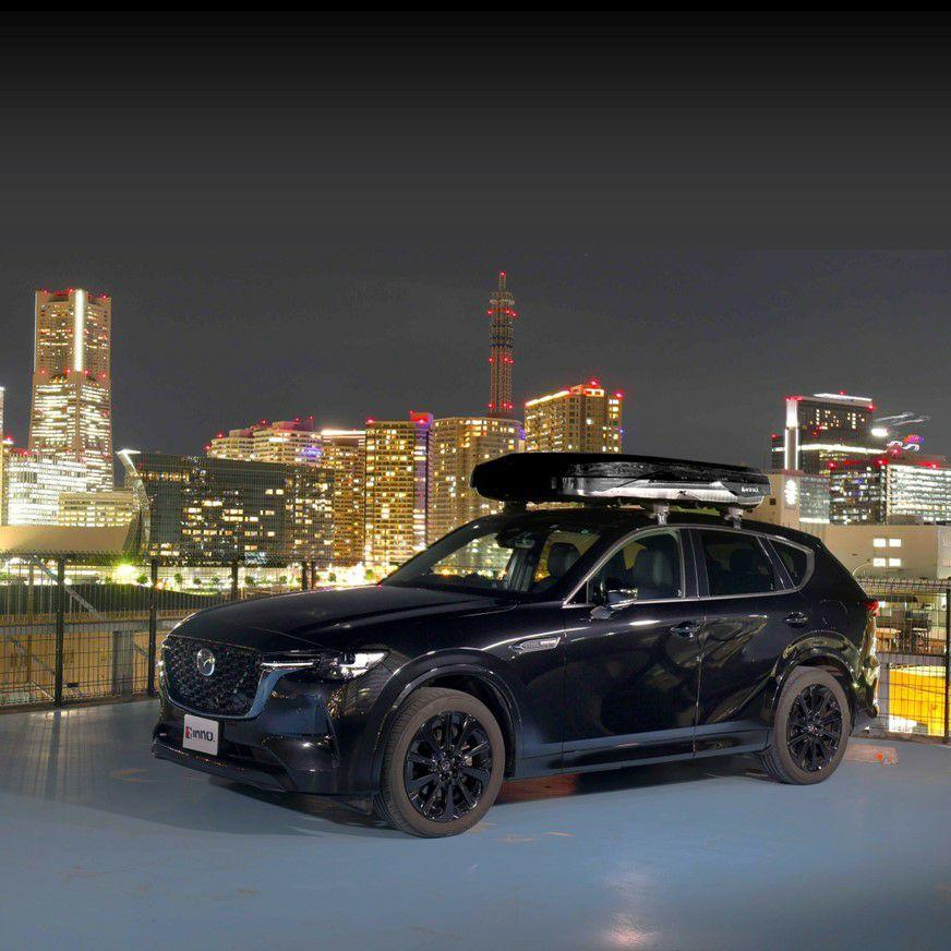 INNO 【個人宅OK！】 ルーフボックス SUV ミドルセダン BRM850BK