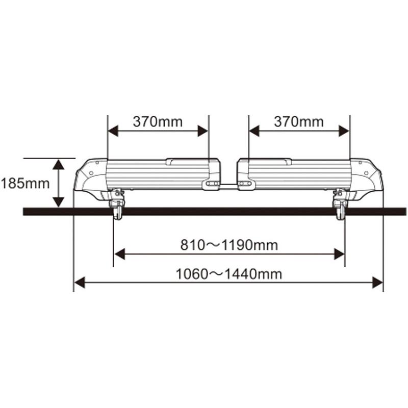 くさ✩様 ご注文スキーセット 楽天市場】INNO/イノー スキー＆スノーボードキャリア デュアル