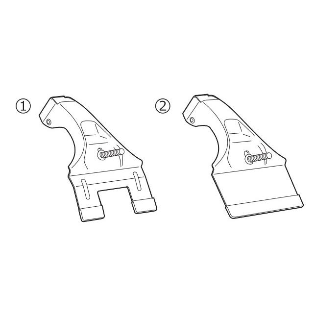 INNO カーメイト INKD1K スクエアベースステー 新規格軽1BOX車