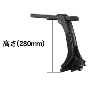 INNO カーメイト 三菱 U6系 ミニキャブ用 ルーフキャリア取付2点セット