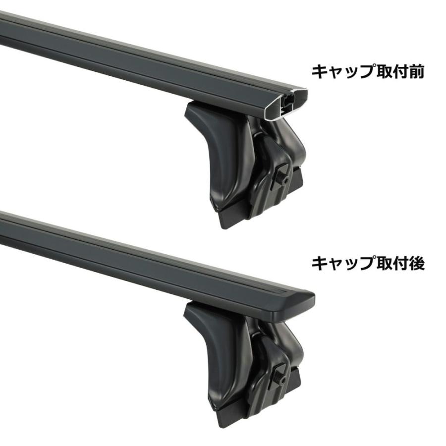 INNO XD202 ドリップエアロベースセット 2本セット ハイエース 標準ボディ 標準ルーフ 200系 ドリップルーフ対応 車種専用設計
