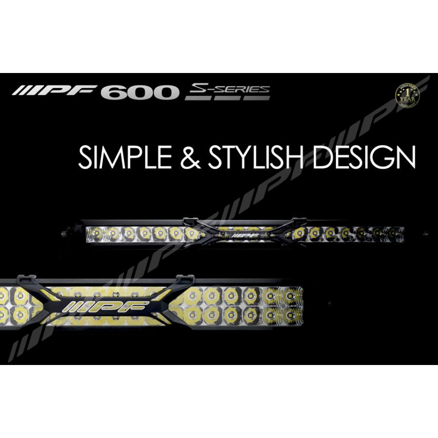 IPF IPF LEDライトバー 600Sシリーズ 621SS 1個入 20インチ シングル