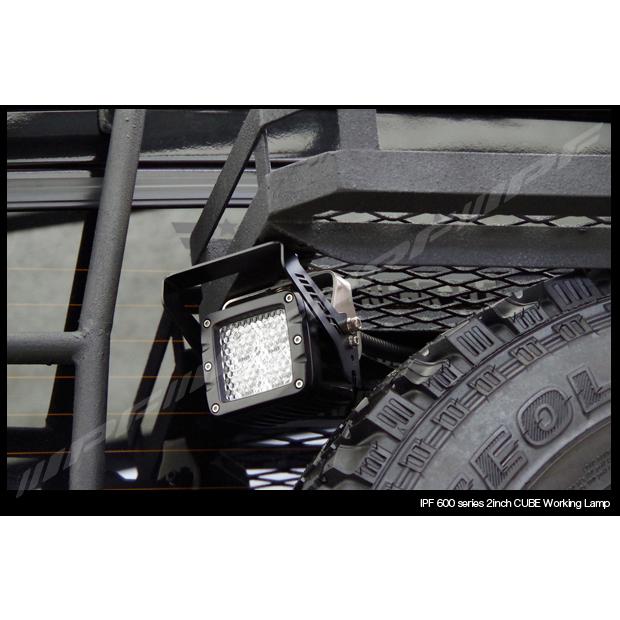0*2様 【未使用】車両用LED IPF 642WL IPF 2インチ ワーキングランプ 12V 642WL-1 完全防水 IP68 1リレー