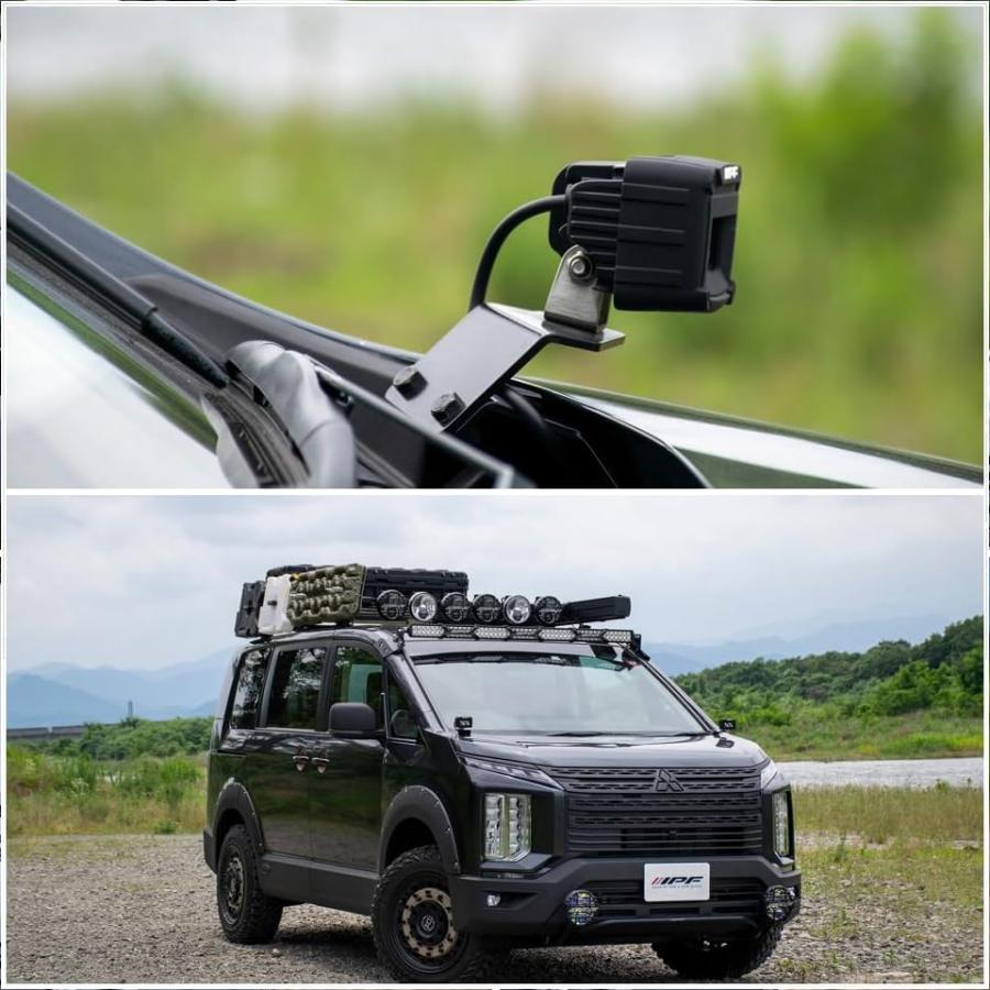 IPF ボンネットランプステー EXD-04 デリカD:5 CV系 (H31/2