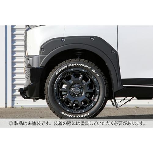 JAOS フェンダーガーニッシュ type-X 未塗装品 三菱 デリカミニ