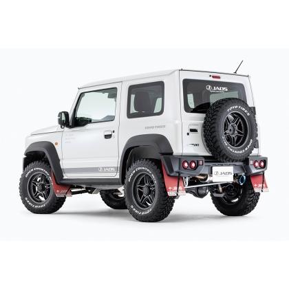 JAOS マッドガード3 リヤセット レッド スポーツカウル用 スズキ JB74