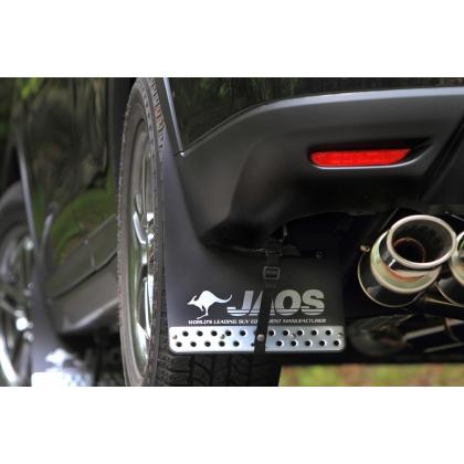 JAOSマッドガード４枚セットT32エクストレイル用 JAOS マッドガードⅢ フロントセット レッド エクストレイル T32