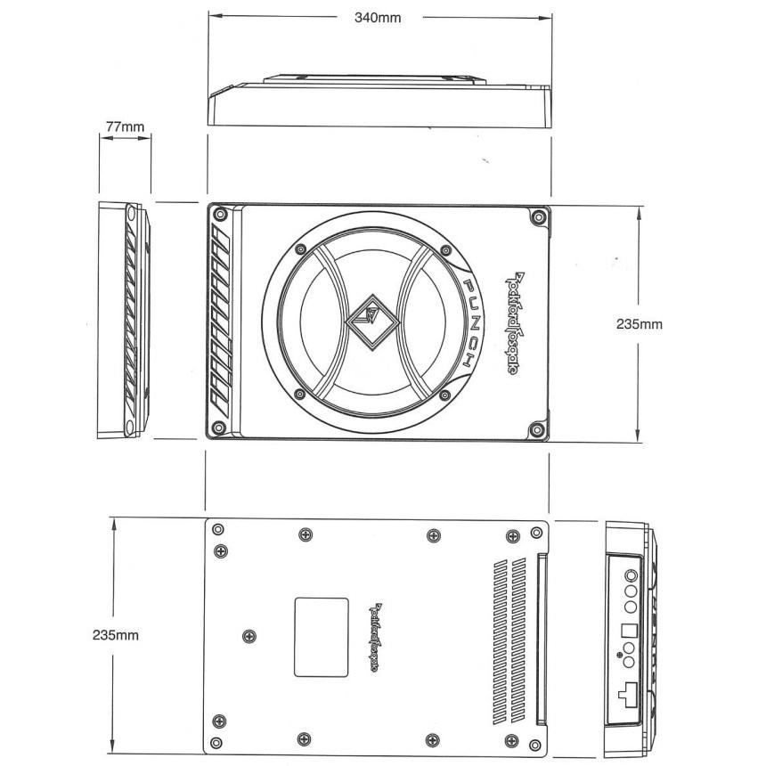 在庫あり即納!!】RockfordFosgate ロックフォード JPS-100-8 アンプ