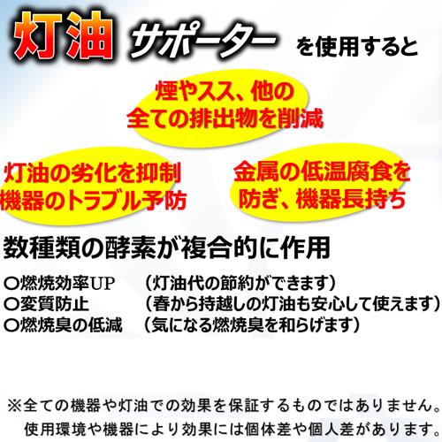 タンクにいれるだけで燃費改善!】KANASAKEN 灯油サポーター N1670 灯油 