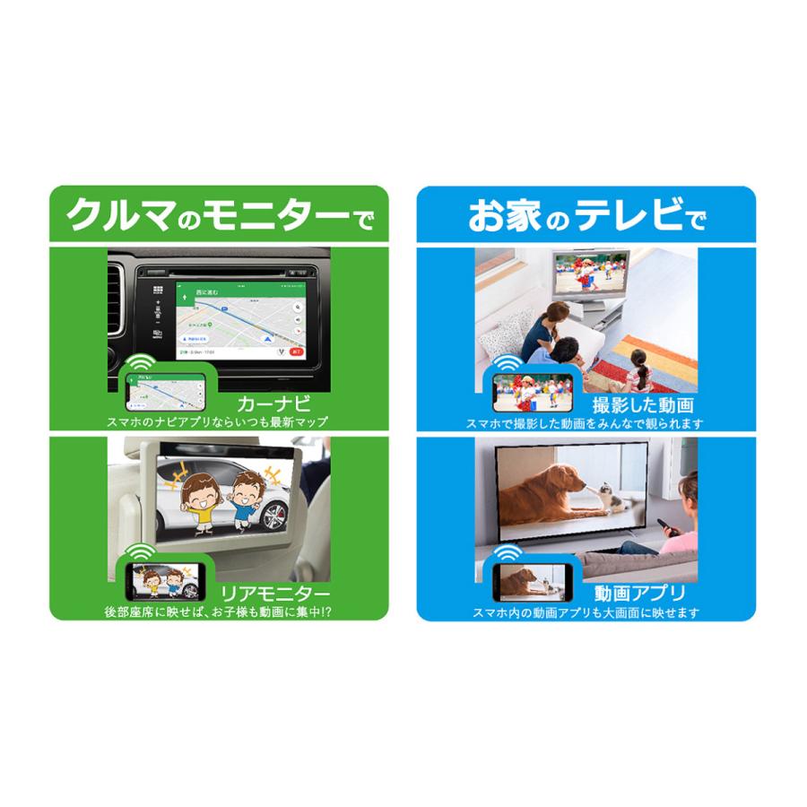 Kashimura カシムラ KD-225 HDMI変換ケーブル Type-C専用 3m スマートフォンの映像を大画面・車のモニターで映す | Kashimura | 02