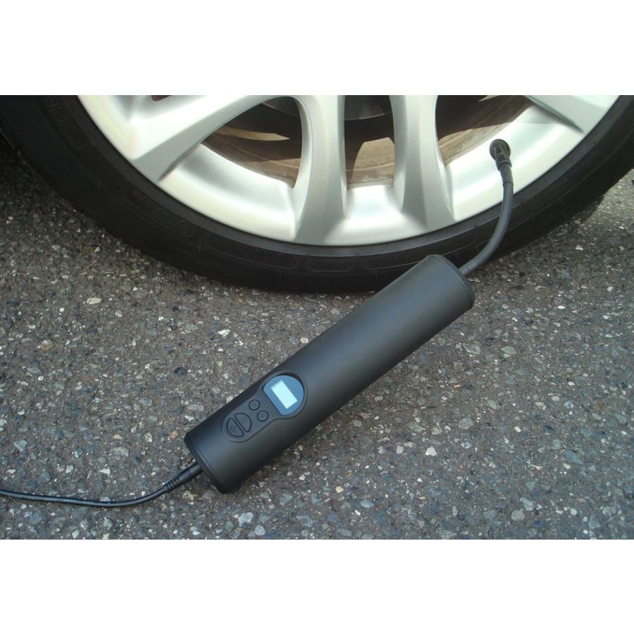 Kashimura カシムラ KD-228 電動コンプレッサー 小型 DC12V 空気入れ 指定空気圧で自動停止 デジタル表示