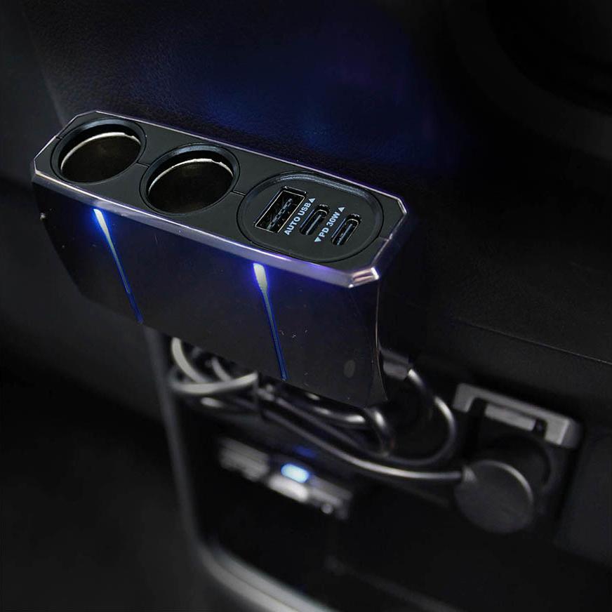 Kashimura カシムラ KX-240 2連セパレートソケット 2PD30W Type