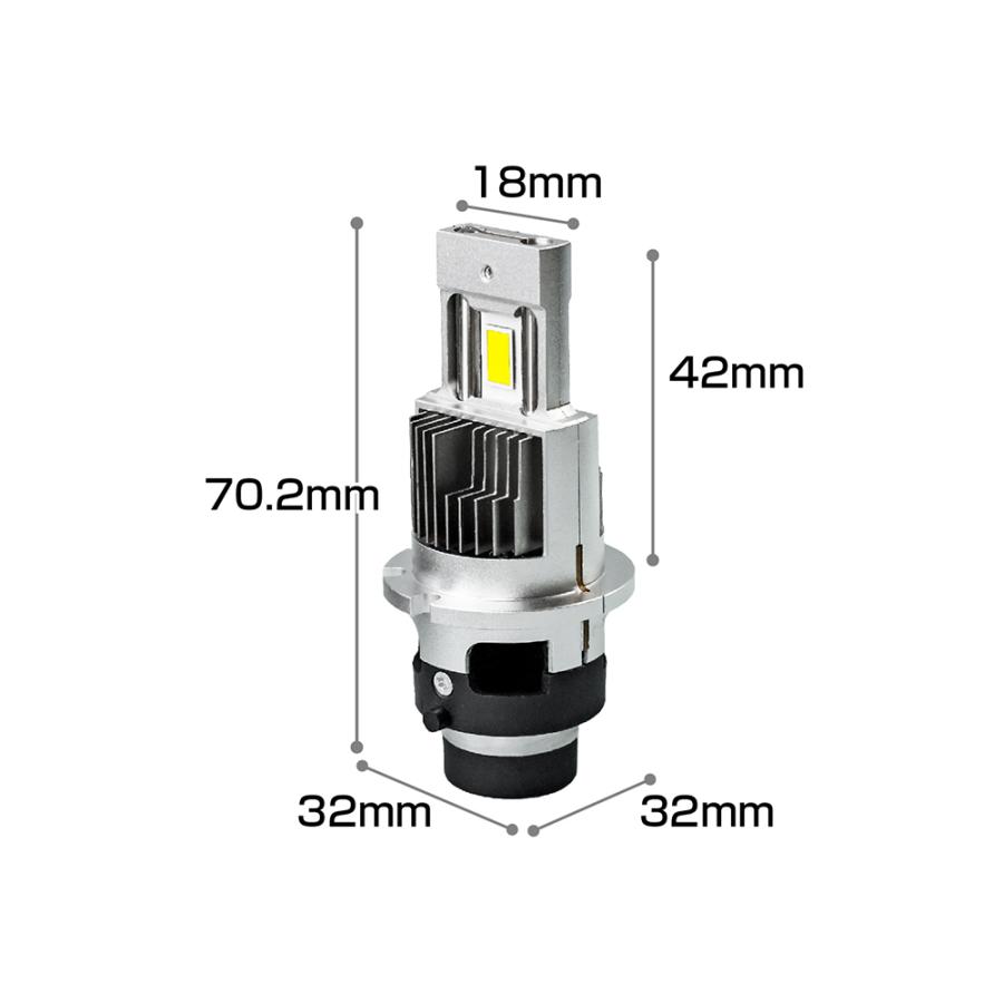 カシムラ HID→LEDヘッドライト 8400lm 未使用 ケース破損特価 Kashimura（カシムラ） LED ヘッドバルブ 1年保証 車検対応 HID→LED