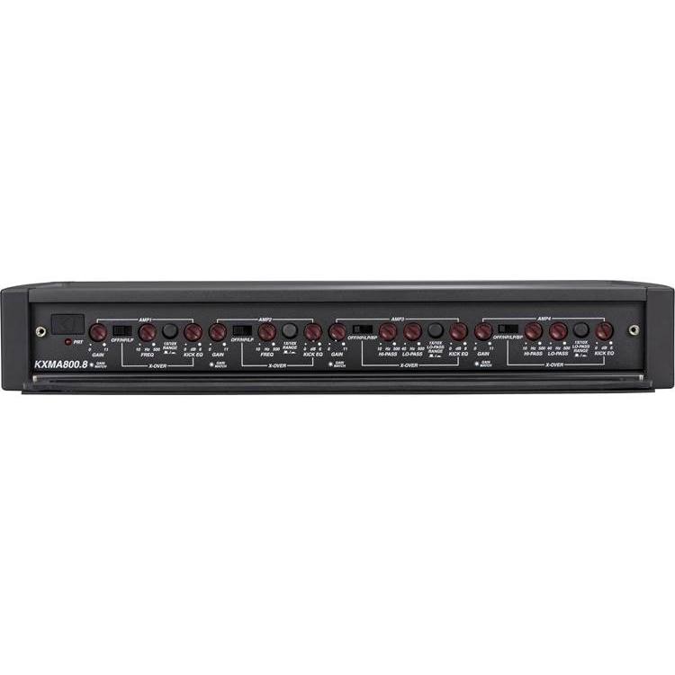 KICKER キッカー 48KXMA800.8 定格出力50W×84Ω/ブリッジモノ200×44Ω マルチチャンネルパワーアンプ