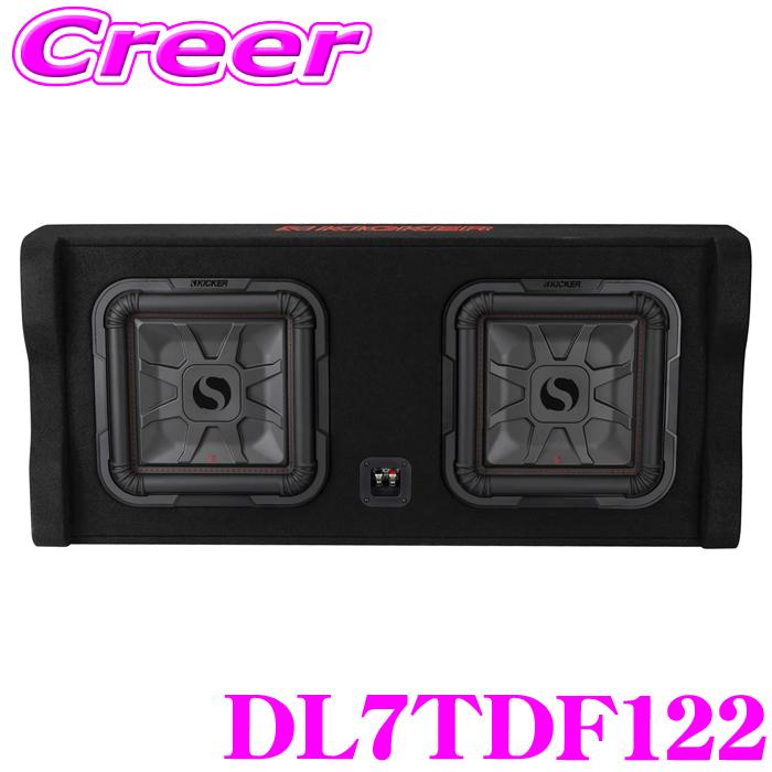 KICKER DL7TDF122 ウーハーBOX 12インチ(30cm) 薄型サブウーファー