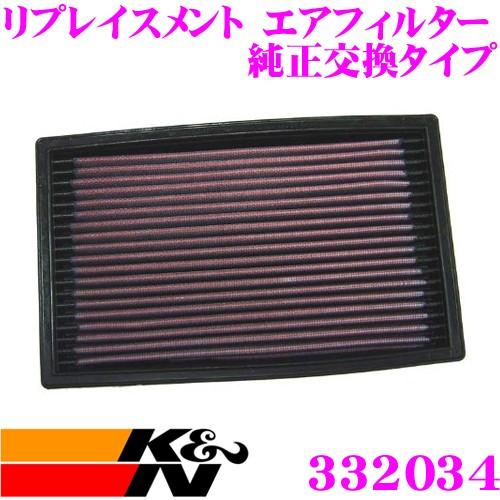 K&N 純正交換フィルター 33-2034 マツダ NA6CE / NA8C ユーノス