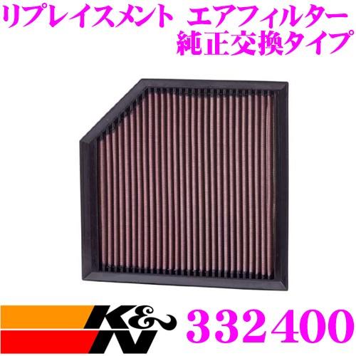 K&N 純正交換フィルター 33-2400ボルボ XC90 用リプレイスメント 