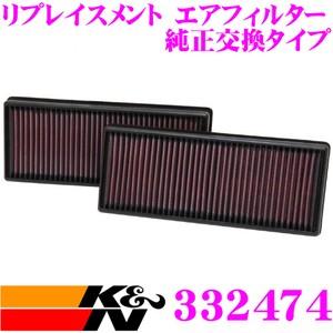 K&N 純正交換フィルター 33-2474 メルセデスベンツ CLS-CLASS 218