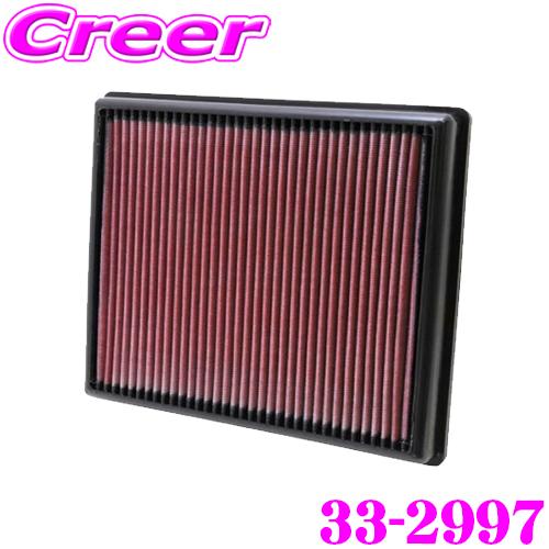 K&N 純正交換フィルター 33-2997 BMW 3F30 / 3X30 F30用など