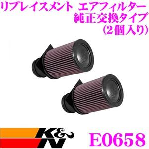 K&N 純正交換フィルター E-0658 アウディ 4SCSPF/4SCSPD R8等用