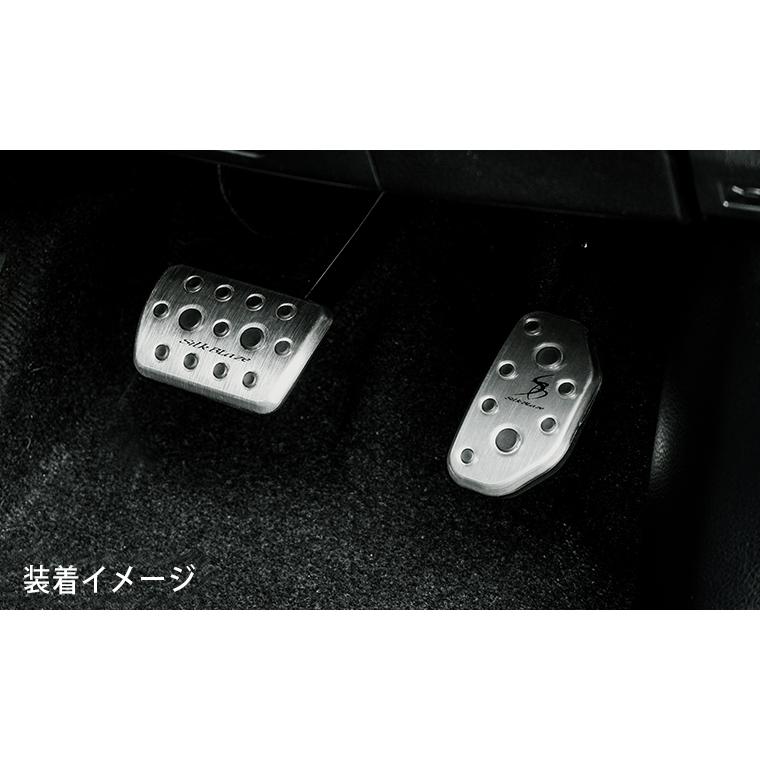 KSEPC ケースペック SB-ASP-60HA アルミスポーツペダル＆フットレスト 2Pセット トヨタ 60系 ハリアー用 簡単取り付け | ケースペック | 01