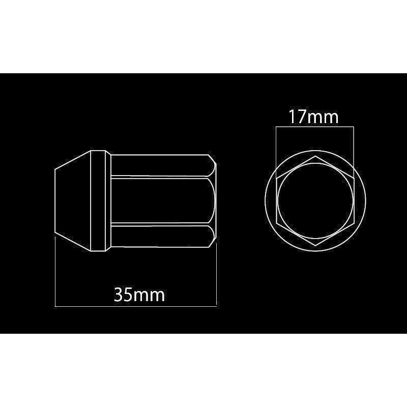 KSEPC ケースペック ホイールナット DIGICAM 袋タイプ 16本 P1.5 35mm