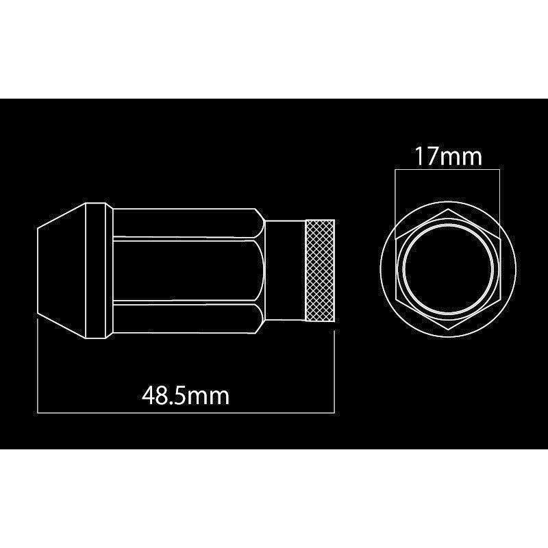 ケースペック KSEPC ホイールナット DIGICAM 貫通タイプ P1.25 6角