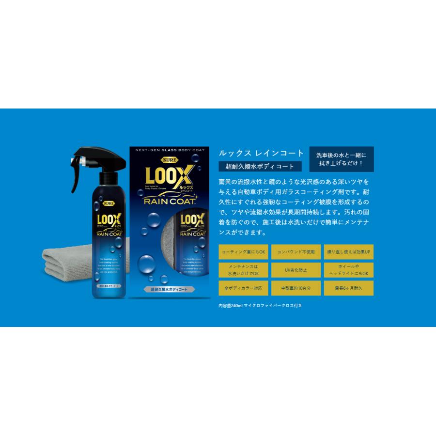 KURE 呉工業 ルックス レインコート 1190 超耐久 撥水ボディコート