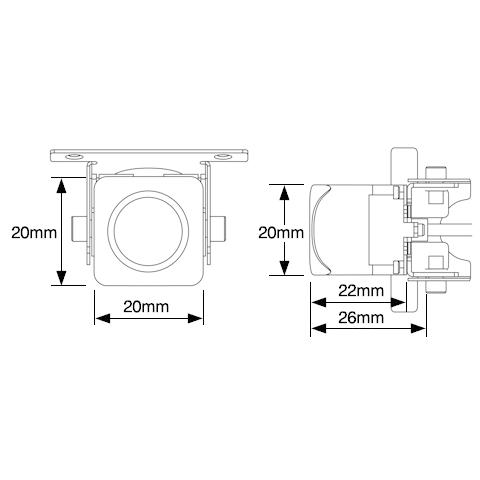 L&V 汎用リアビューカメラ RCA出力 LV-RC300 極細接続コネクタ仕様 ピアノブラック 電源/映像ケーブル 5メートル 12V バックカメラ  リアカメラ 延長ケーブル RCA端子 モニター ワンボックス ミニバン 映像中継アダプ – カーアクセサリー専門店GoodSmile 高感度CMOSセンサー搭載バックカメラ　LV-RC300汎用　RCA接続