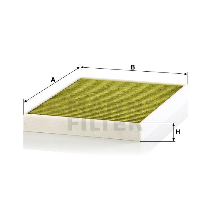 MANN FILTER FP31003 アウディ 8W系 A4アバント FY系 Q5 ポルシェ E3K系 カイエン 等用  高性能エアコンフィルター フレシャスプラス |  | 01