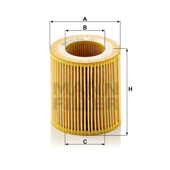 MANN FILTER オイルフィルター HU816ZKIT BMW 3A20 3シリーズ(F30/F31
