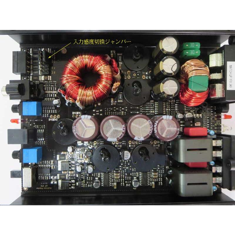 MATCH UP 1FX 350W×1ch D級フルレンジパワーアンプ プロセッサーアンプ