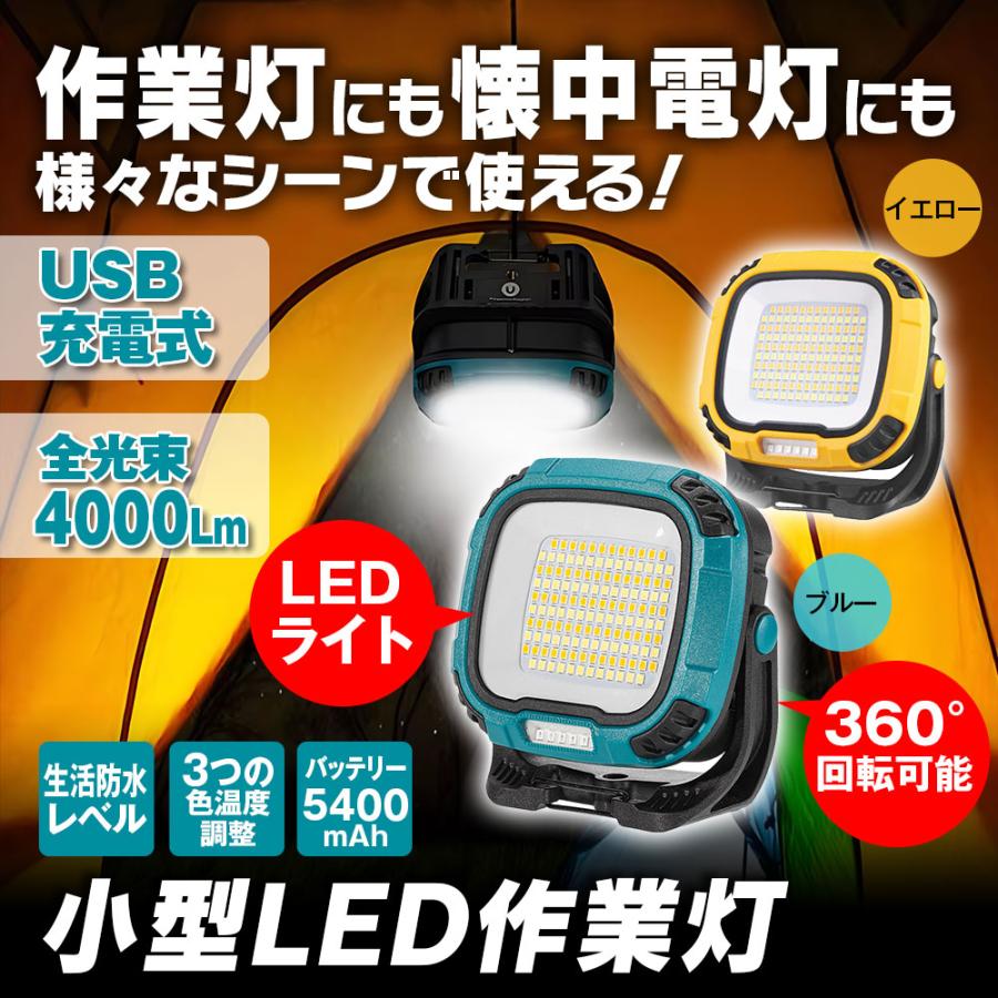 MAXWIN（マックスウィン） LED投光器 LED作業灯 ブルー 軽量